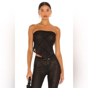 Sami Miro Vintage Open Seam Scarf Top XS/S